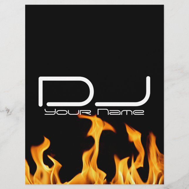 DJ "HEAT" Flyer (Vorne)