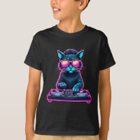 Dj House Cat Rainbow Dj Cat Kitty