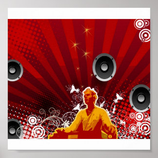DJ hübsch Poster