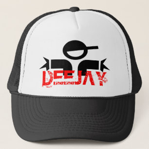 DJ-Hut - Discjockey-Partykappe Truckerkappe