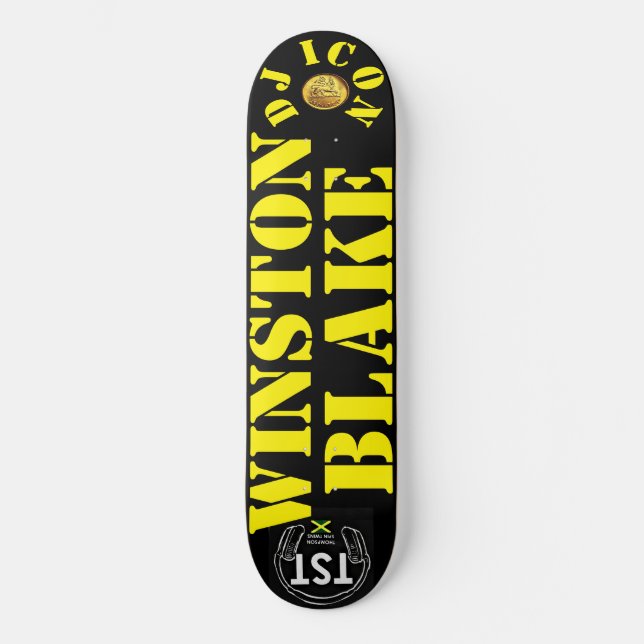 DJ ICON WINSTON BLAKE 8 1/4" Skateboard Deck (Vorderseite)