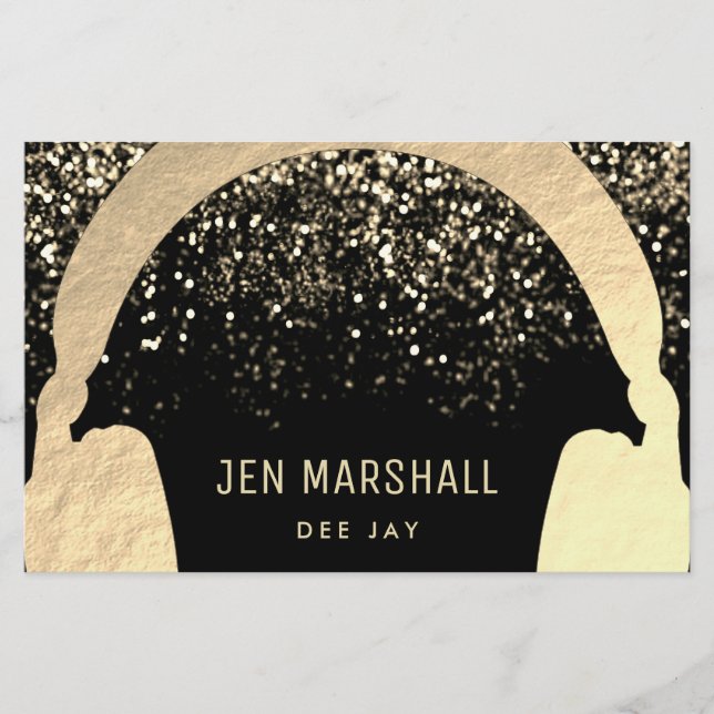 DJ-Imitate - Design der Kopfhörer Flyer (Vorne)