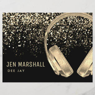 DJ-Imitate - Goldfolieneffektmusik Flyer