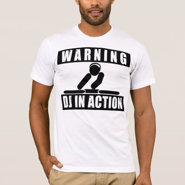 DJ in der Aktion T-Shirt (Vorderseite)