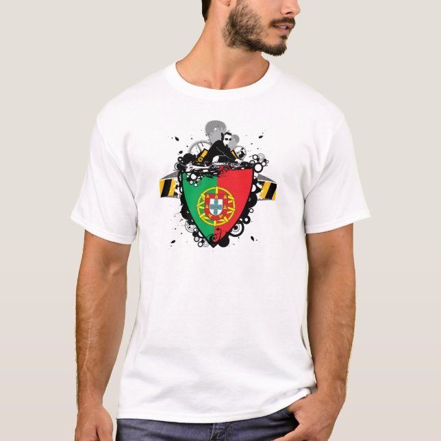 DJ in Portugal T-Shirt (Vorderseite)