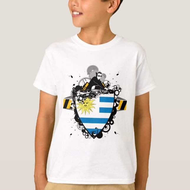 DJ in Uruguay T-Shirt (Vorderseite)