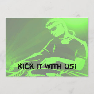 DJ-Jam-Set Einladung