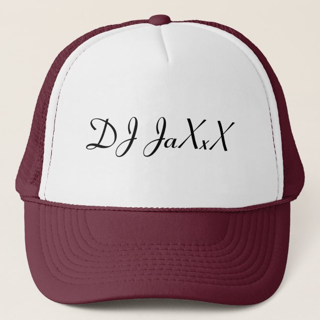 DJ JaXxX Truckerkappe (Vorderseite)