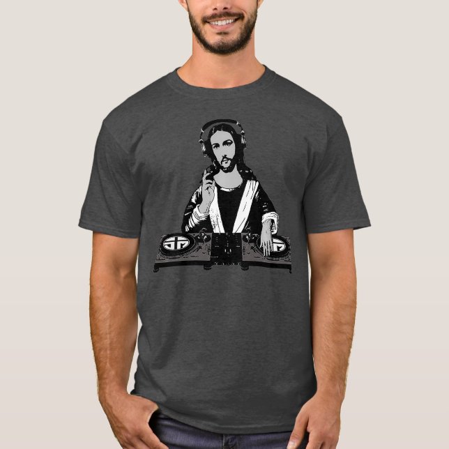 DJ JESUS Christlich Premium T-Shirt (Vorderseite)