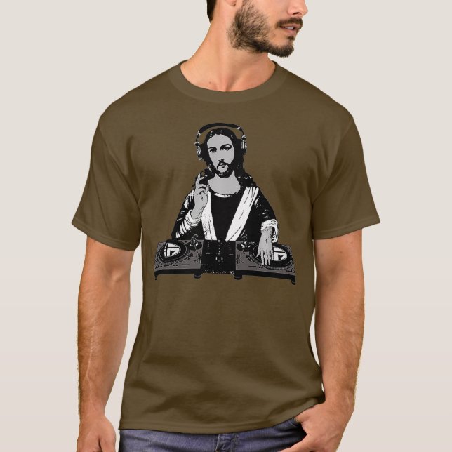 DJ JESUS CHRISTLICH T-Shirt (Vorderseite)
