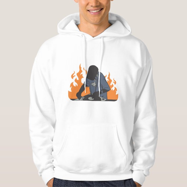 DJ-Kapuzenpullover ! Hoodie (Vorderseite)