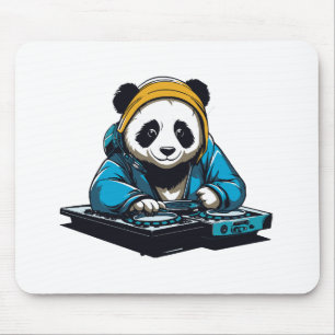 DJ Kawaii Panda Mousepad