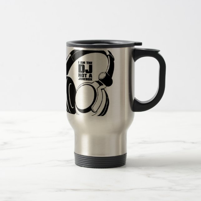 DJ KLASH-GEAR - DJ KEINE ANTRÄGE REISEBECHER (Rechts)