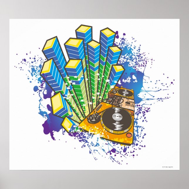 DJ-Kontrolle Poster (Vorne)