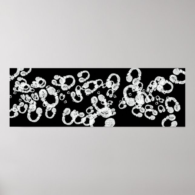 DJ-Kopfhörer Poster (Vorne)