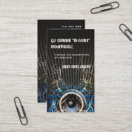 DJ Lautsprecher Rays Business Card Visitenkarte