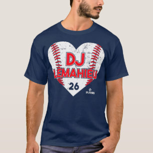 DJ LeMahieu  Herz Baseball  Bekleidung T-Shirt