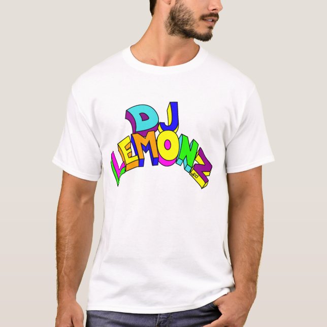 DJ LEMONZ BIG LETTERS T-Shirt (Vorderseite)
