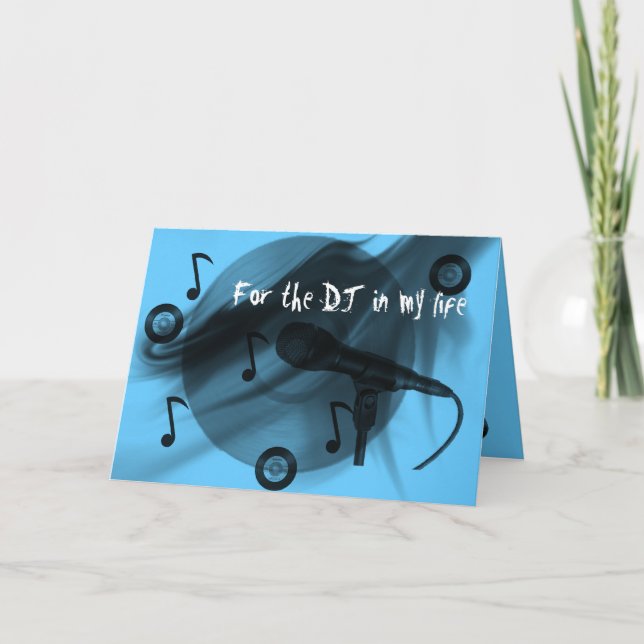 DJ-Liebe Karte (Vorderseite)