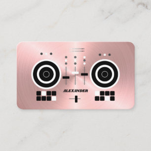 DJ Modern Rose Gold-Tone Imitate 2019 Visitenkarte