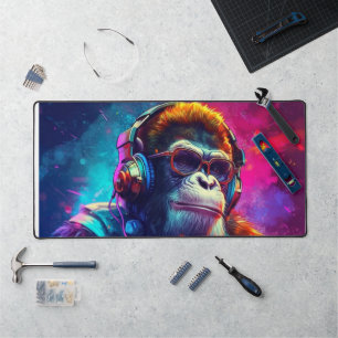 Dj Monkey Man Schreibtischunterlage