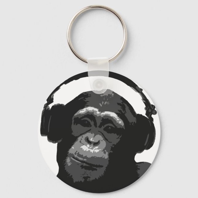 DJ MONKEY SCHLÜSSELANHÄNGER (Vorderseite)