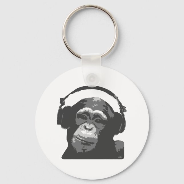 DJ MONKEY SCHLÜSSELANHÄNGER (Vorderseite)