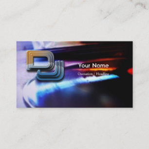 DJ Music Business Card Visitenkarte