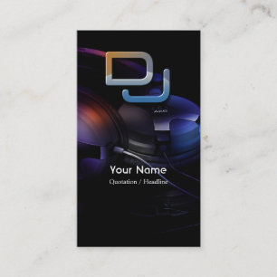 DJ Music Business Card Visitenkarte
