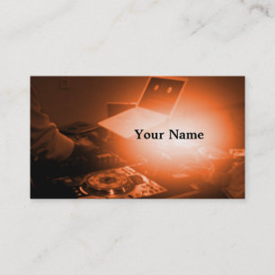 DJ Music Business Card Visitenkarte