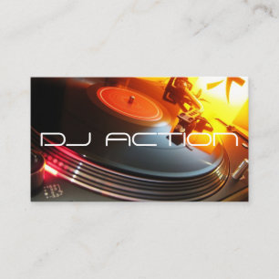 DJ Music Club Entertainment Business Card     Visitenkarte