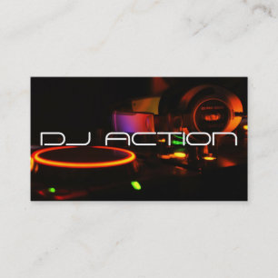 DJ Music Club Entertainment Business Card     Visitenkarte