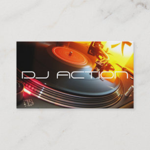 DJ Music Club Entertainment Business Card    Visitenkarte
