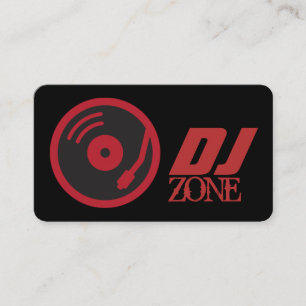 DJ Music Club Entertainment Business Card     Visitenkarte
