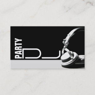 DJ Music Club Entertainment Business Card     Visitenkarte