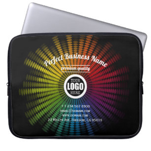 DJ Music Colorful Artist Sound Wave Creative Cool Laptopschutzhülle