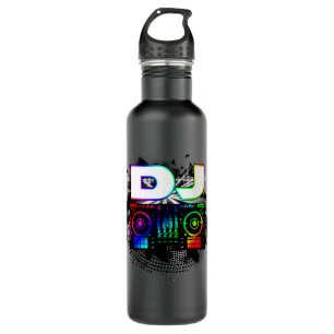 Dj Music Lover Music Player Sound Cool Funny Gift Edelstahlflasche