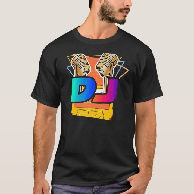 Dj Music Music Player Sound Discjockey Musicians T-Shirt (Vorderseite)