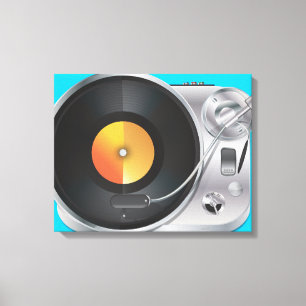 DJ Music Player Leinwanddruck