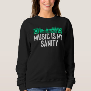 Dj Music Player Sound Therapy Bewertung Sweatshirt
