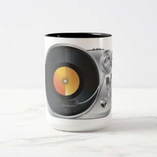 DJ Music Player Zweifarbige Tasse