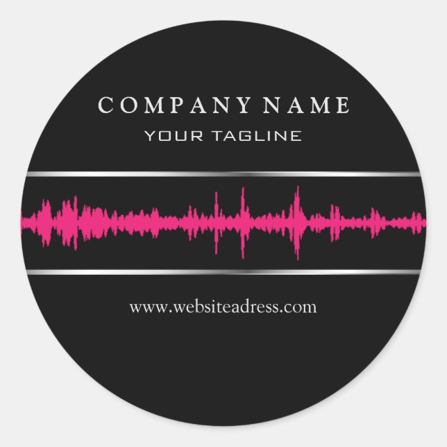 DJ/Music Sticker (Vorderseite)