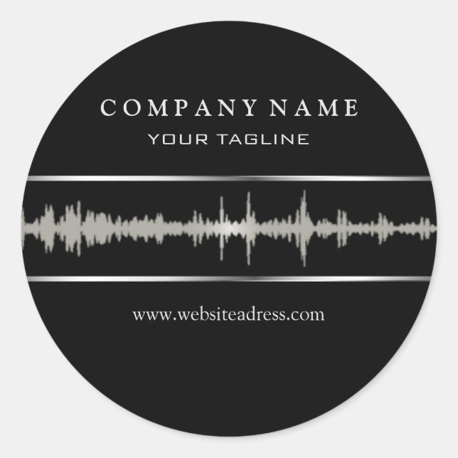 DJ/Music Sticker (Vorderseite)