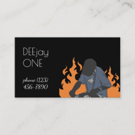 Dj Musician Business Card Visitenkarte