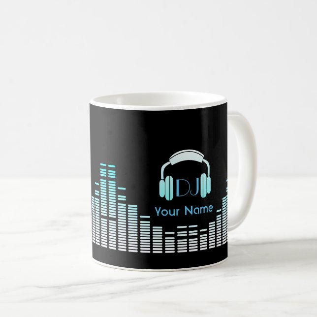 Dj musician Tasse personalisiert (VorderseiteRechts)