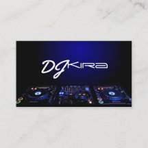 DJ, Musik, Club, Business Card