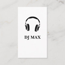 DJ, Musik, Club, Business Card