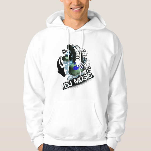 DJ-Musik Hoodie (Vorderseite)