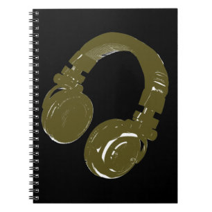 DJ-Musikdesign Notizblock