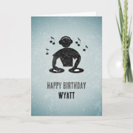 DJ / Musiker - Sound Mixing Graphic, Ihr Name Karte